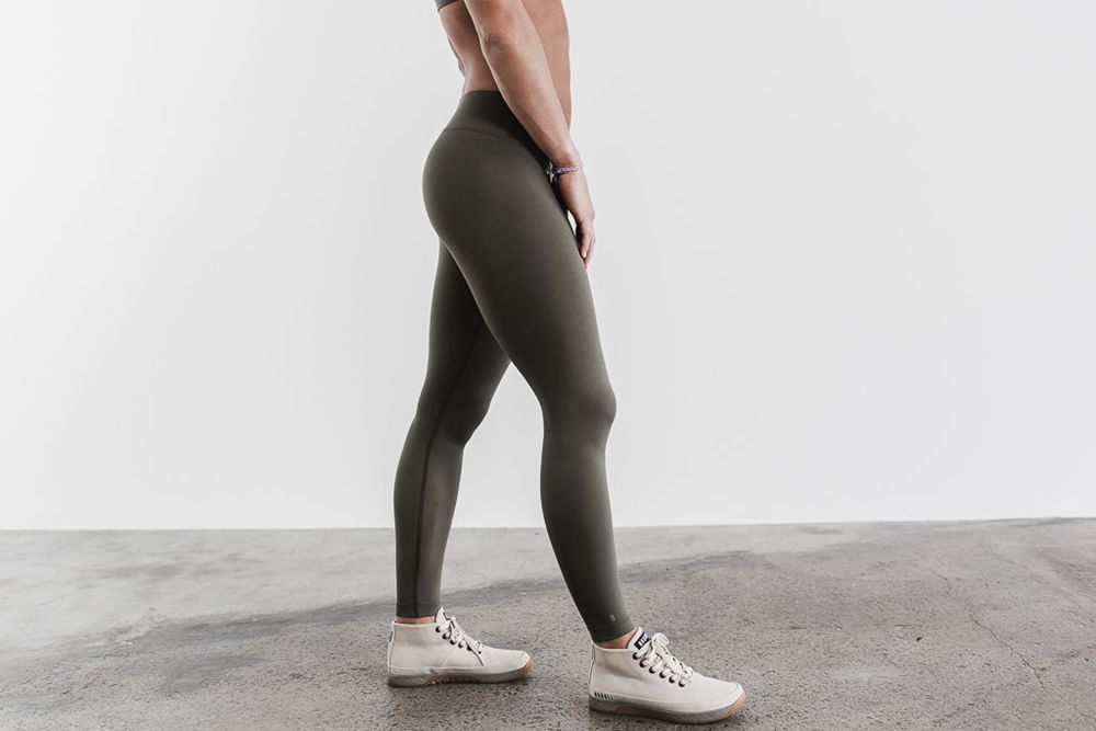 Leggings NOBULL Femme Vert - NOBULL,France (9631-YZKQO)